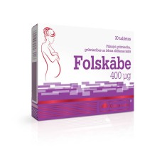 OLIMP LABS FOLSKĀBE 400mcg tabletes N30